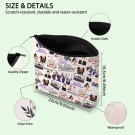 Julie TV Show Inspired Gift Julie Ghost Band Gift Music Band Makeup Bag Julie The Phantoms Ghost Band Gift (get Woke UK)