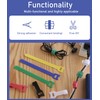 KICPUK 25 Pcs Storage Bandage Bundle, Cable Organiser, Adjustable Cord