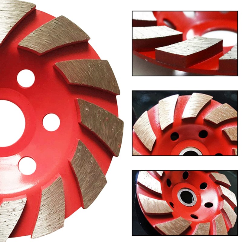 AcbbMNS 2 Pack 4 inch/100mm Diamond Cup Grinding Discs 6