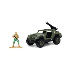 Jada Toys G.I. Joe 1:32 V.A.M.P Vehículo Fundido a Troquel con Figura de Duke, 33083