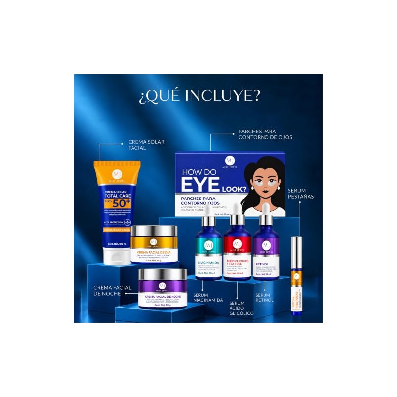 MIST JEWEL Kit Facial Edición especial skincare exclusivo temporada Regalos