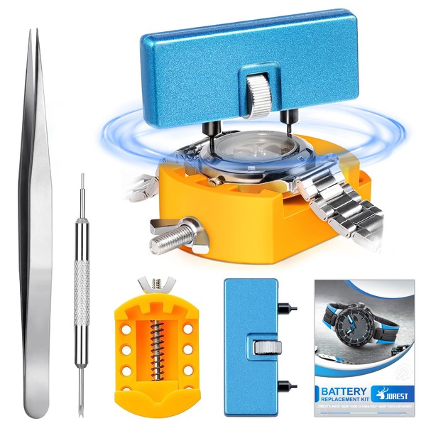 JOREST Watch Battery Replacement Tool Kit, Watch Wrench Back Remover