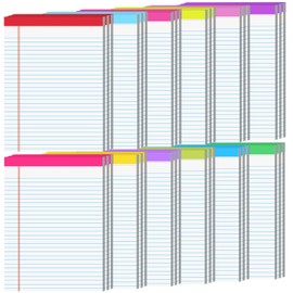 Oleitodh Legal Pads Bulk,5 x 8 Inch Rainbow Notepad-36Pack