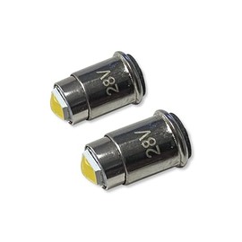 "Aero-Lites.com #327 LED Replacement Bulb | 24/28V AC/DC | Dimmable | Replaces Bulb Numbers: #327, 376, 387, 6034, 729, 727, S3368-2, AN3140-327, MS25237-327� (2-Pack; Red)"