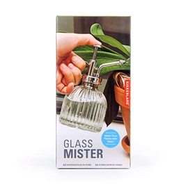 Kikkerland Handheld Glass Mister Mist Spray Bottle, Watering Can, Indoor/Outdoor Plant, Garden, Home