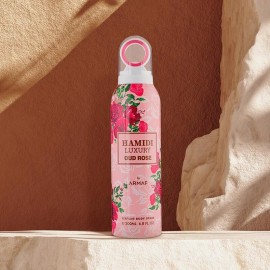 Hamidi Luxury Oud Rose Perfume Body Spray 200ml Alcohol Free