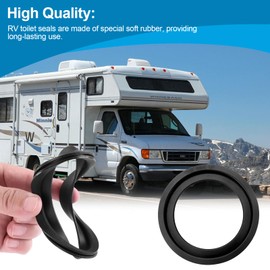 RV Toilet Seal 385311658 Replacement Part for Dometic 300 310 320 RV Toilets Seal Gasket, RV Toilet Parts Flange Seal for Dometic Toilet Includes Toilet Base Seal and Mounting Hardware Kit