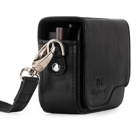 MegaGear Protective Leather Black Camera Case, For Canon PowerShot G9 X Digital Camera (Black)