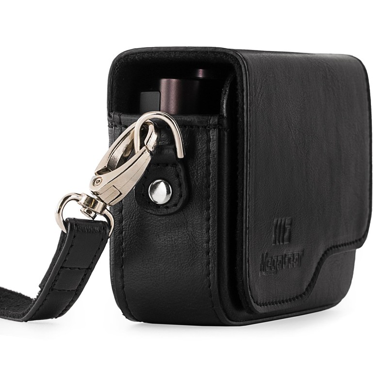 MegaGear Protective Leather Black Camera Case, For Canon PowerShot G9