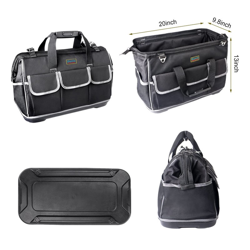 Tool Bag, Ounic 20 Inch Large Tool Bag With Wide