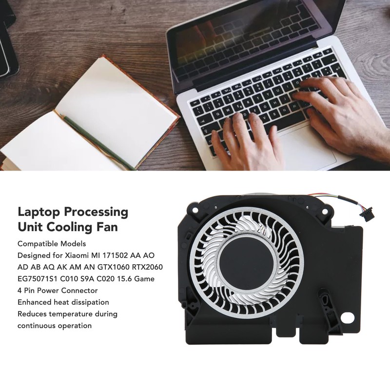 Laptop Processing Unit Cooling Fan Replace for Xiaomi MI 171502