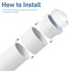 6“ PVC Sewer Cleanout Adapter with Plug - Efficient Drainage