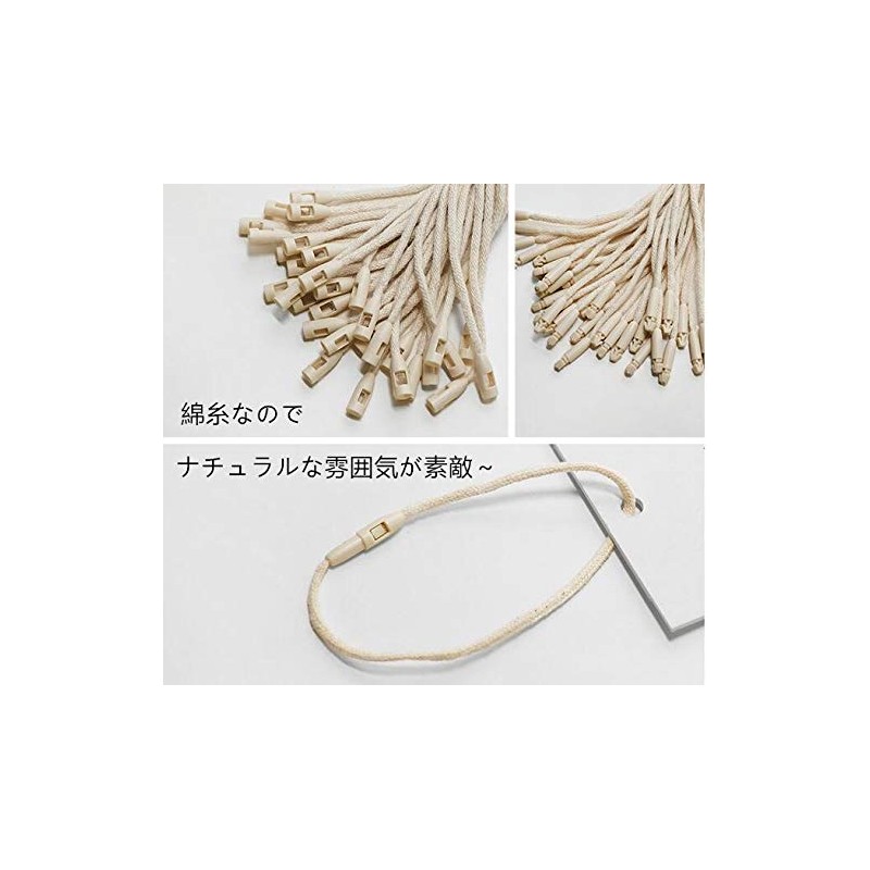 Sweetimes Cotton Tag Locks, Tagging Loop, Tag Fastener, Generous, Set