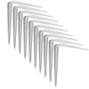 Merriway BH06748 (10 Pcs) London Shelf Brackets Steel Wall Mounted