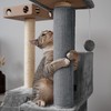 Furhaven Wrap Around Scratching Post Cover for Indoor Cats, Fits