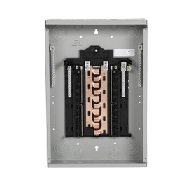 PN Series 125 Amp 20-Space 20-Circuit Main Lug Plug-On Neutral Load Center Indoor with Copper Bus