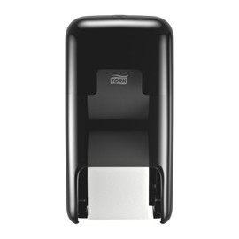 Tork OptiServe 2-Roll Coreless Toilet Paper Dispenser Black T7/T5, Vertical Dispenser, Elevation Design, 473528