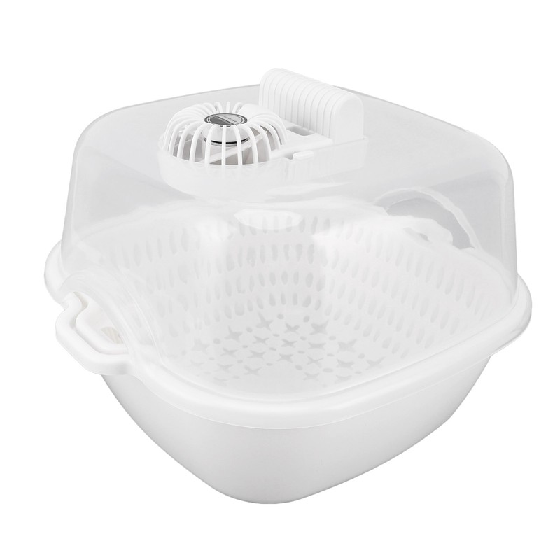 Household Defrosting Box Large Capacity Double Layer Drain Timing USB