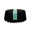 Table Tek Light Green Satin Table Runner - 12" x