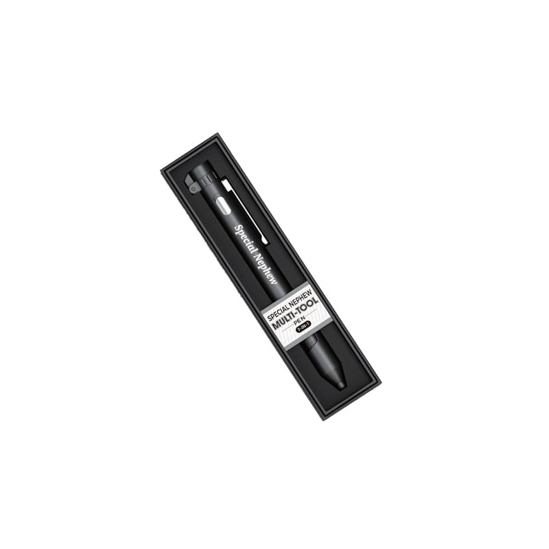 Multi-Tool Pen 7-in-1 Pocket Gadget Traditional Gift Boxed. Items Include,