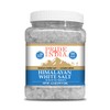 Pride of India- Himalayan White Salt Coarse Grind 2.2 lbs (997.90 gm)- Rarest & Enriched W/84+ Natural Minerals- Low Sodium- Mineral Rich Nutrition and Enhanced Taste- Healthier Table Salt Substitute- Gluten-Free, Vegan, Cholesterol Free