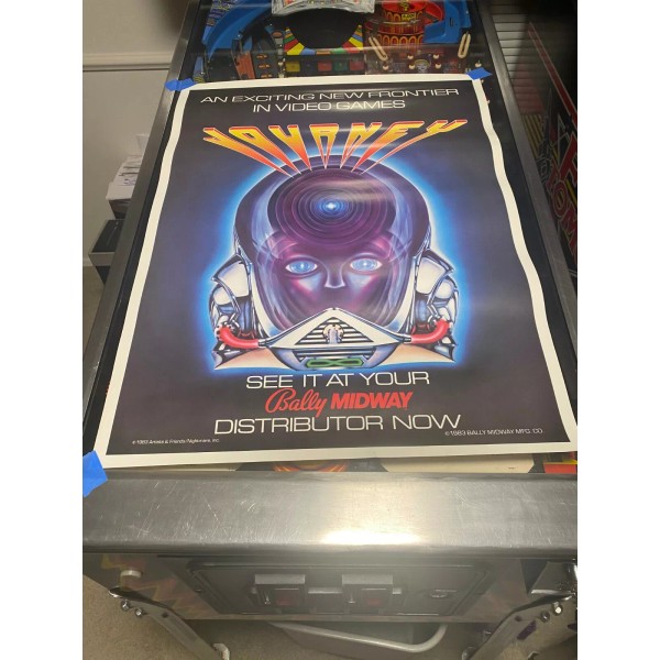 1983 FACTORY ORIGINAL BALLY/MIDWAY JOURNEY 19" X 25" PROMO POSTER