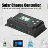 Solar Panel Regulator Charge Controller PWM Dual USB LCD Display