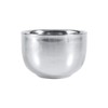 Agatige Shaving Bowl, Double-layer Stainless Steel Mens Shaving Lather Bowl