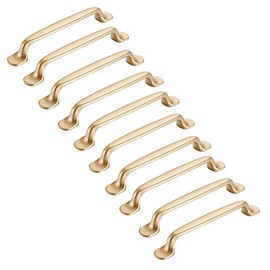 MARGUERASW 10 x Gold Cabinet Handles 192 mm - Kitchen Cabinet Door Handles