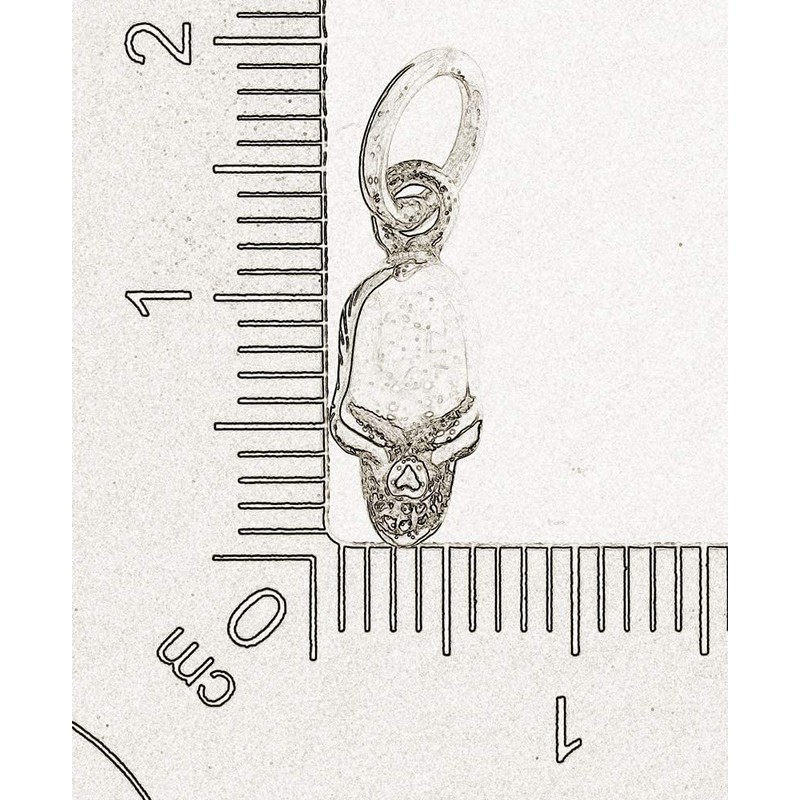 Mini Squirrel Pendant from 925 Silver