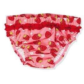 Playshoes UV-Schutz Windelhose Unisex Kinder Badehose Schwimmhose Badebekleidung, Erdbeeren, 62/68