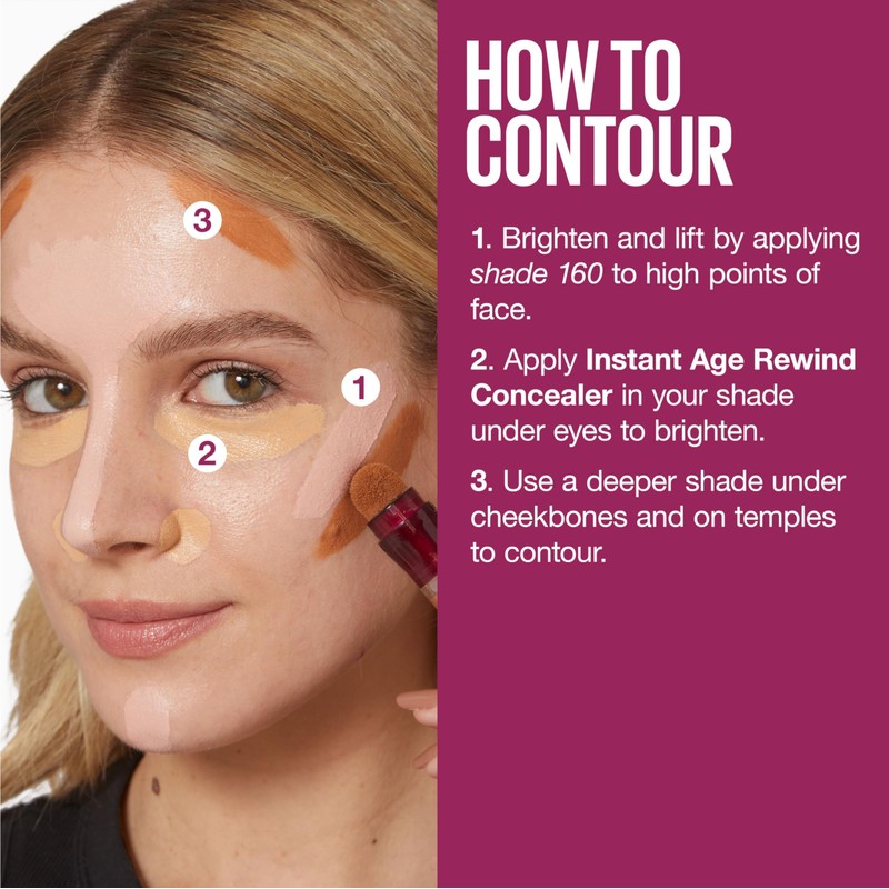 Maybelline Instant Age Rewind Eraser Dark Circles Treatment Multi-Use Concealer,