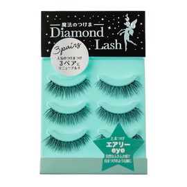 (3 Pairs) DiamondLash Little Wink Series (Airy Eye) Natural fluffy feel for your eyes like your own eyelashes! This product contains 3 pairs per box