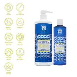 Valquer Oil Regulating Shampoo for Oily Hair Natural Foaming 400 ml