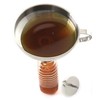 Norpro 5-Inch Stainless Steel Funnel with Detachable Strainer, Set of