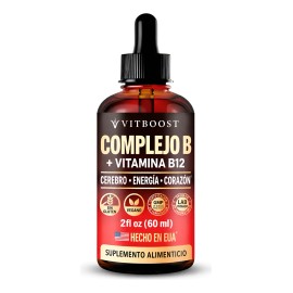 Vitboost Complejo B + Vitamina B12 Liquida Hecho En Usa