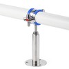 bociloy 304 Stainless Steel Wall Mount Ceiling Mount Pipe Supports,