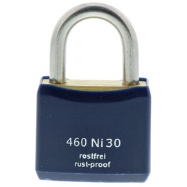 Burg-Wächter Yacht 460 Ni 40 SB Brass Padlock - Blue
