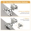 Furniware 20 Pieces 1-1/4 in Overlay Soft Close Concealed Hinge