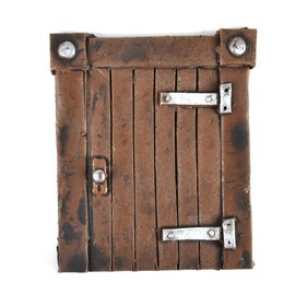 Square Fairy Hobbit Door - Fiddlehead Fairy Garden Collection