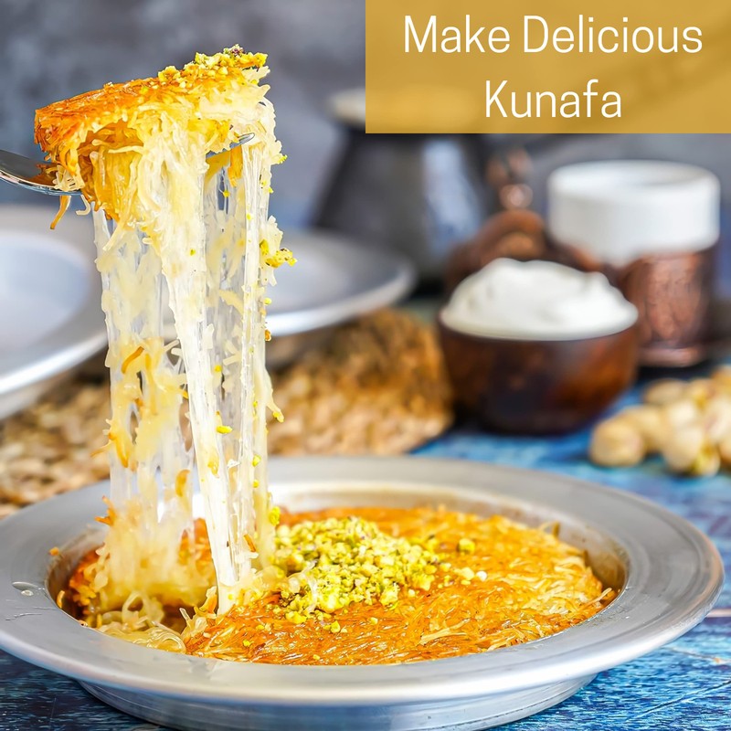Kral Kataifi Shredded Fillo Dough, Dried Kadayif Pastry Dough, Kataifi,