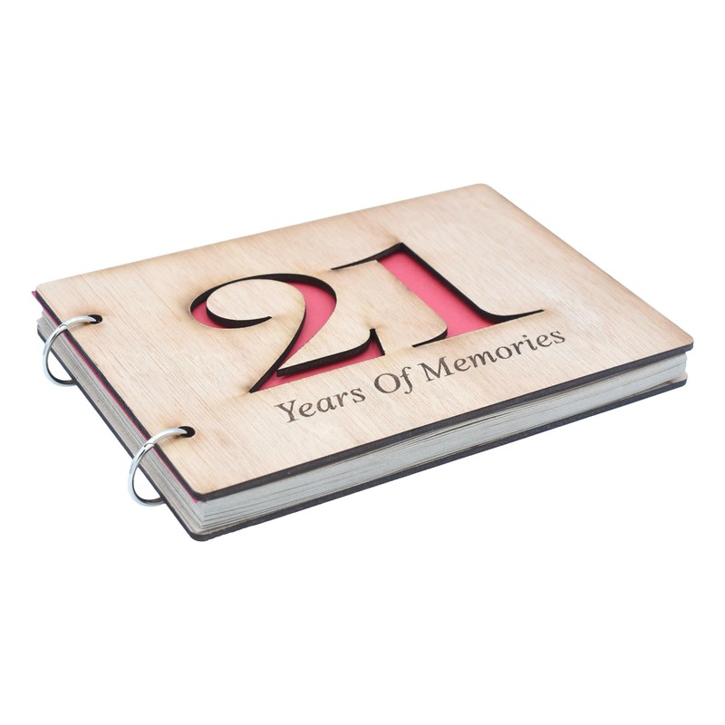 21st Anniversary Scrapbook - 21 Years of Memories Add Photos