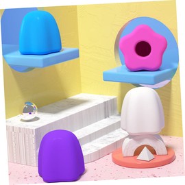 STOBAZA 2sets Multipurpose Toothpaste Squeezers Self Closing Caps Easy Install for Boys and Girls 4pcs*2