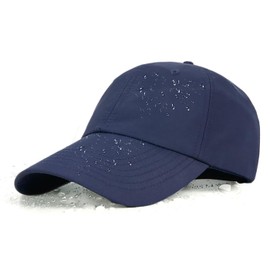 YAMEE Baseball Cap Unisex Waterproof Baseball Cap Men's Outdoor Hat Quick Drying Sun Hat Baseball Cap Men Breathable Summer Hats for Men, 1/Dark Blue