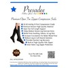 Presadee 30-40 mmHg Extra Firm Zipper Compression Leg Swelling Open