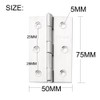 10 Pcs Stainless Steel Home Furniture Hardware Door Hinge Long