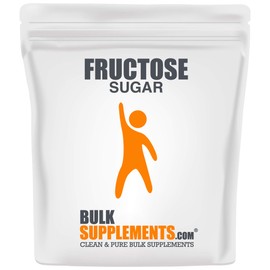 BulkSupplements.com Fructose Powder - Pure Cane Sugar Substitute - Keto Energy Powder - Granular Sugar Alternative - Sugar Substitutes - Sugar Free Powdered Sugar (100 Grams - 3.5 oz)