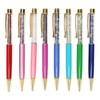 8PCS Crystal Ballpoint Pen Fashionable Colorful Bling Crystal Pens for