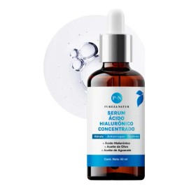 PUREZA NATUR Serum Acido Hialurónico facial Hidratante Aceite de aguacate y Olivo para la cara skin care Suero anti aging para ojeras y arrugas 50ml Serum AH concentrado