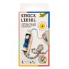 folia 24919 Knitting Dolly with Wool, Wooden Knitting Needle and